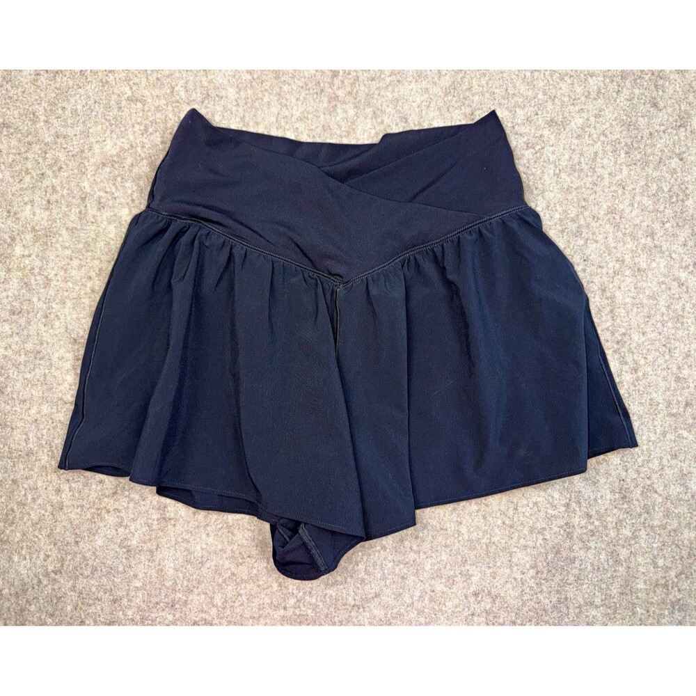 OFFLINE by Aerie Women’s M Black Athletic Shorts Pull On Elastic Waist Stretch